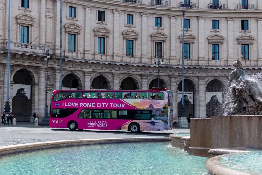 panoramic bus tour rome