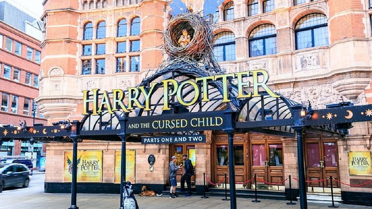 A photo of Harry Potter and the Cursed Child in the west end.