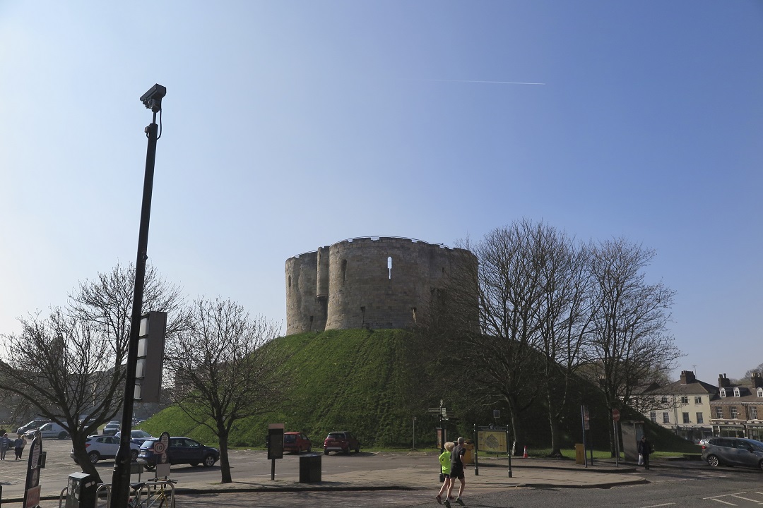 A photo showing York's Clifford's Tower, which can be entered with Clifford's Tower tickets.