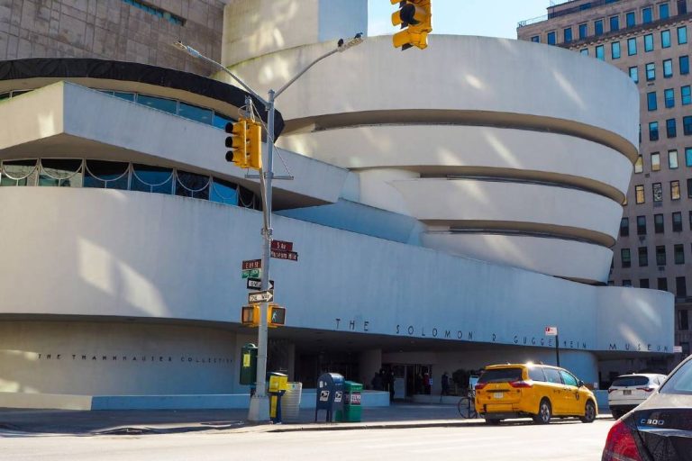 A photo of the Guggenheim Museum in New York.