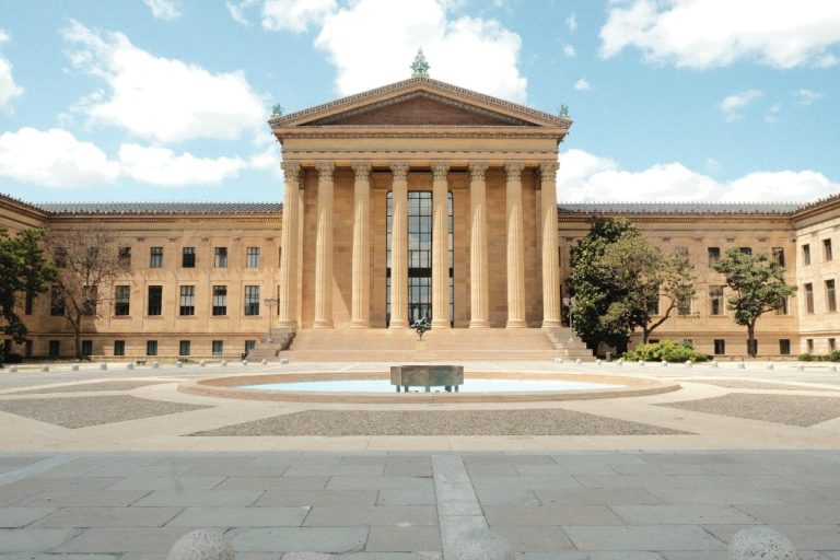 A photo of the Philadelphia Museum of Art.