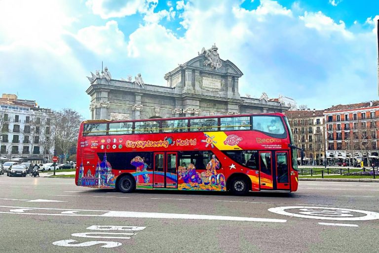 A Madrid Hop-On Hop-Off Bus tour.